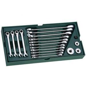 SATA 工具托組套-19件全拋光兩用快扳 09908