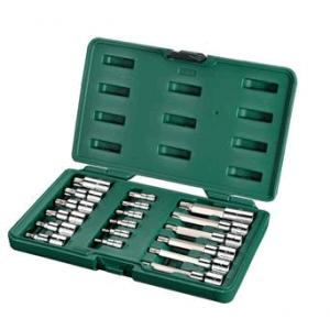 SATA 18件6.3x12.5MM系列花形旋具套筒組套09052