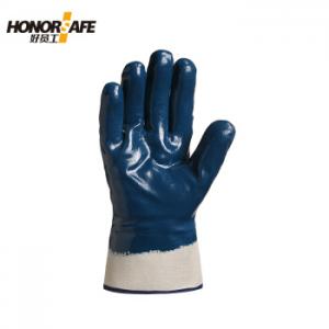 HONORSAFEDJ900 丁腈涂層耐油耐酸堿好員工勞保手套 10副