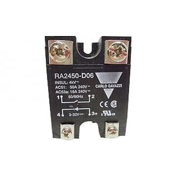 Carlo Gavazzi 固態(tài)繼電器 RA2450-D06 最大負(fù)載電流 50 A, 最大負(fù)載電壓 280 V 交流