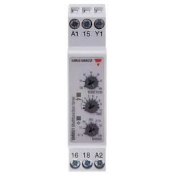 Carlo Gavazzi 時間繼電器 DMB51CW24 12 → 240 V 交流/直流