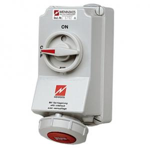 工業(yè)插座 DUO 32A4P 3H400-440V IP67，5792A
